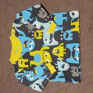 ✨️3/$10✨️ Carter's 6 months baby monster long sleeve shirt
